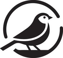 bouvreuil oiseau logo concept, noir Couleur silhouette, blanc Contexte 29 vecteur