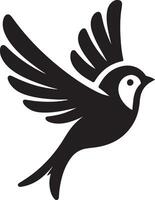 bouvreuil oiseau logo concept, noir Couleur silhouette, blanc Contexte 2 vecteur