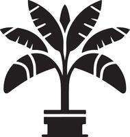 maison plante vecteur icône, clipart, symbole, noir Couleur silhouette 22