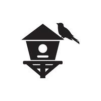 oiseau cage symbole logo icône, vecteur illustration conception