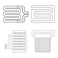 évaporateur icône vecteur