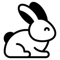 lapin icône pour la toile, application, infographie, etc vecteur