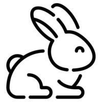 lapin icône pour la toile, application, infographie, etc vecteur