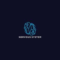 nerveux système logo conception inspiration vecteur