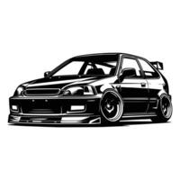 jdm voiture illustration vecteur