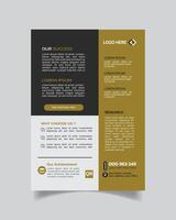 Facile entreprise affaires prospectus ou branché conception affaires brochure a4 affaires affiche vecteur