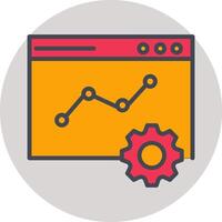 icône de vecteur d'optimisation web