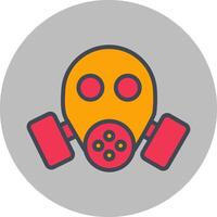 icône de vecteur de masque à gaz