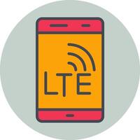 lte vecteur icône