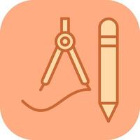 icône de vecteur d'outils de dessin