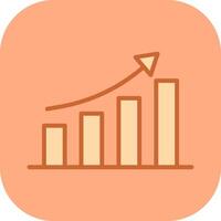 icône de vecteur de croissance