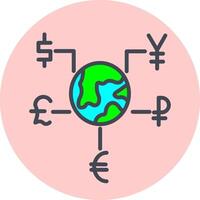 icône de vecteur de devise