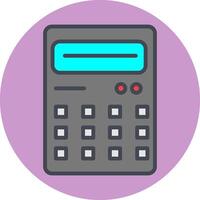 icône de vecteur de calculatrice