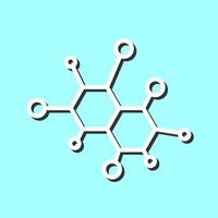 icône de vecteur de molécule