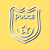 police badge je vecteur icône