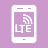 lte vecteur icône