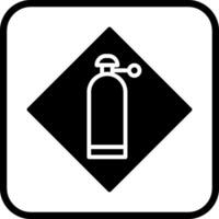 icône de vecteur de cylindre sous pression