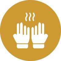 icône de vecteur de mains malodorantes