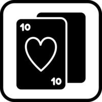 jeu de cartes vecteur icône