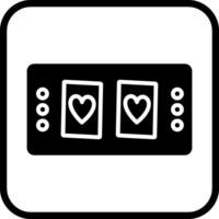 icône de vecteur de table de cartes