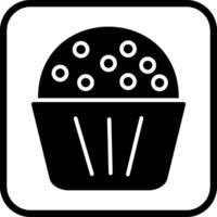 icône de vecteur de muffins au chocolat