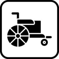 icône de vecteur de fauteuil roulant