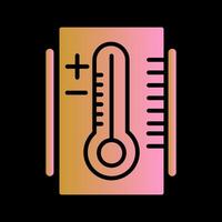 icône de vecteur de thermomètre