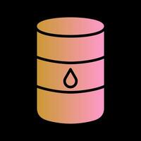 icône de vecteur de baril de pétrole