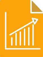 icône de vecteur graphique de rapport