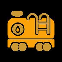 icône de vecteur de wagon-citerne