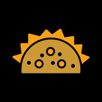 icône de vecteur de tacos