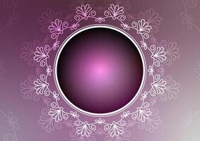 mandala violet fleur culture cercle centre Contexte vecteur
