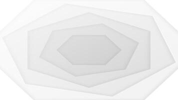 blanc papier hexagone coupé percer Profond Contexte conception. vecteur illustration