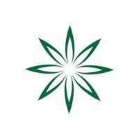 vert feuille logo vecteur élément symbole modèle