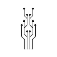 circuit logo vecteur élément symbole et conception