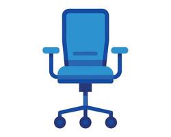 confortable Bureau chaise vecteur illustration