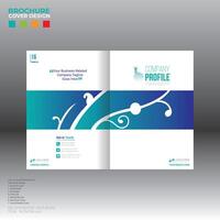 brochure couverture conception pour entreprise et tout utilisation vecteur