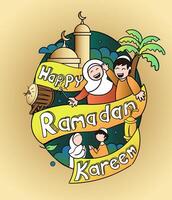 Ramadan kareem illustration vecteur