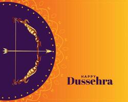 content dussehra décoratif salutation carte conception vecteur