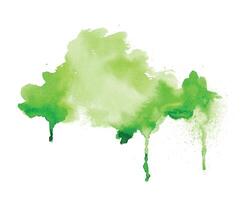 brillant vert aquarelle main peint texture Contexte vecteur