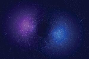 abstrait futuriste Contexte avec bleu et violet particules vecteur