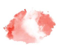 abstrait rouge pastel Couleur aquarelle texture tache Contexte vecteur