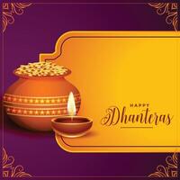 Indien style content dhanteras Festival Contexte conception vecteur