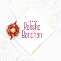 moderne style raksha bandhan Festival salutation carte bannière vecteur