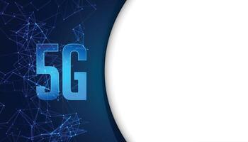 5g cinquième génération mobile La technologie concept Contexte conception vecteur