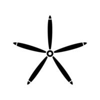 hélice icône vecteur ensemble. vis illustration signe. lame symbole ou logo.
