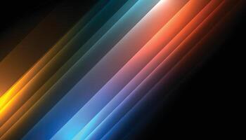 coloré embrasé lignes en diagonale Contexte conception vecteur