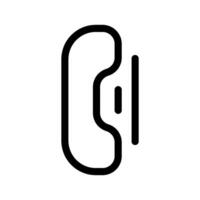appel icône vecteur symbole conception illustration