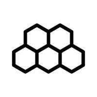 chimique structure icône vecteur symbole conception illustration