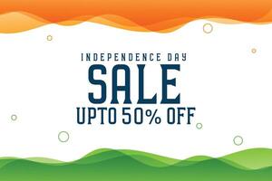 indépendance journée de Inde vente bannière conception vecteur
